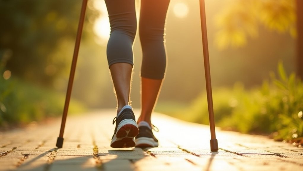 How do you start walking safely when knee pain has been stopping you
