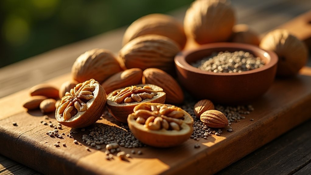 What role do nuts and seeds play in reducing inflammation
