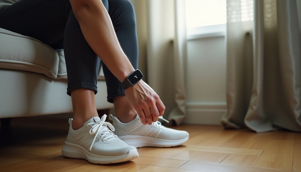 two minute gradual knee walks