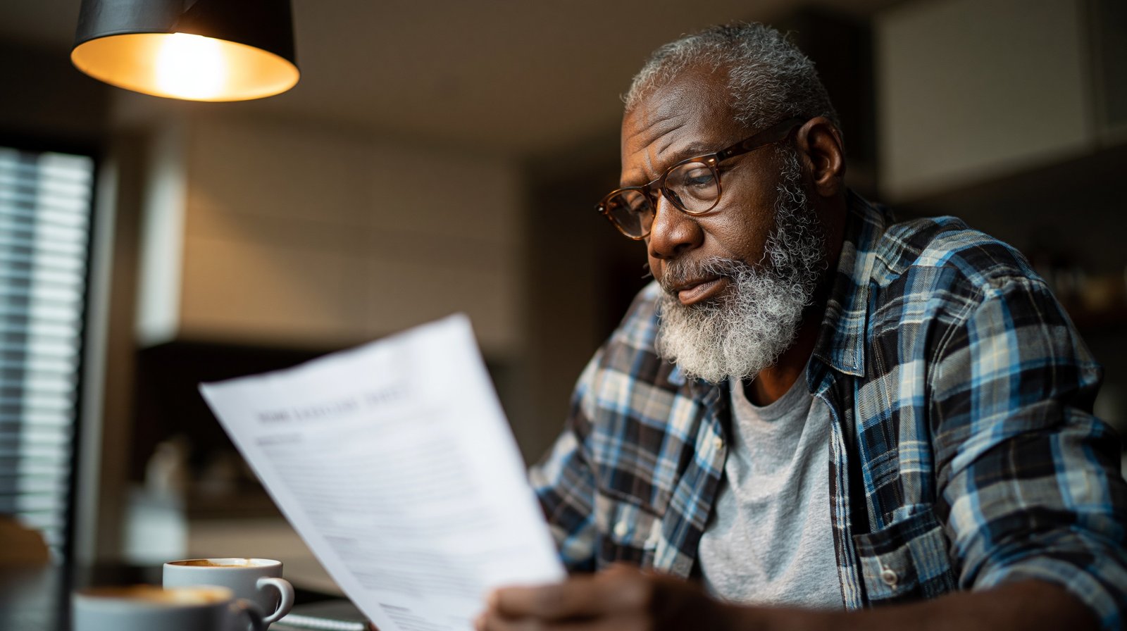 Adult man over 55 reviewing his home exercise sheet wondering what to do after physical therapy for knee pain ends.